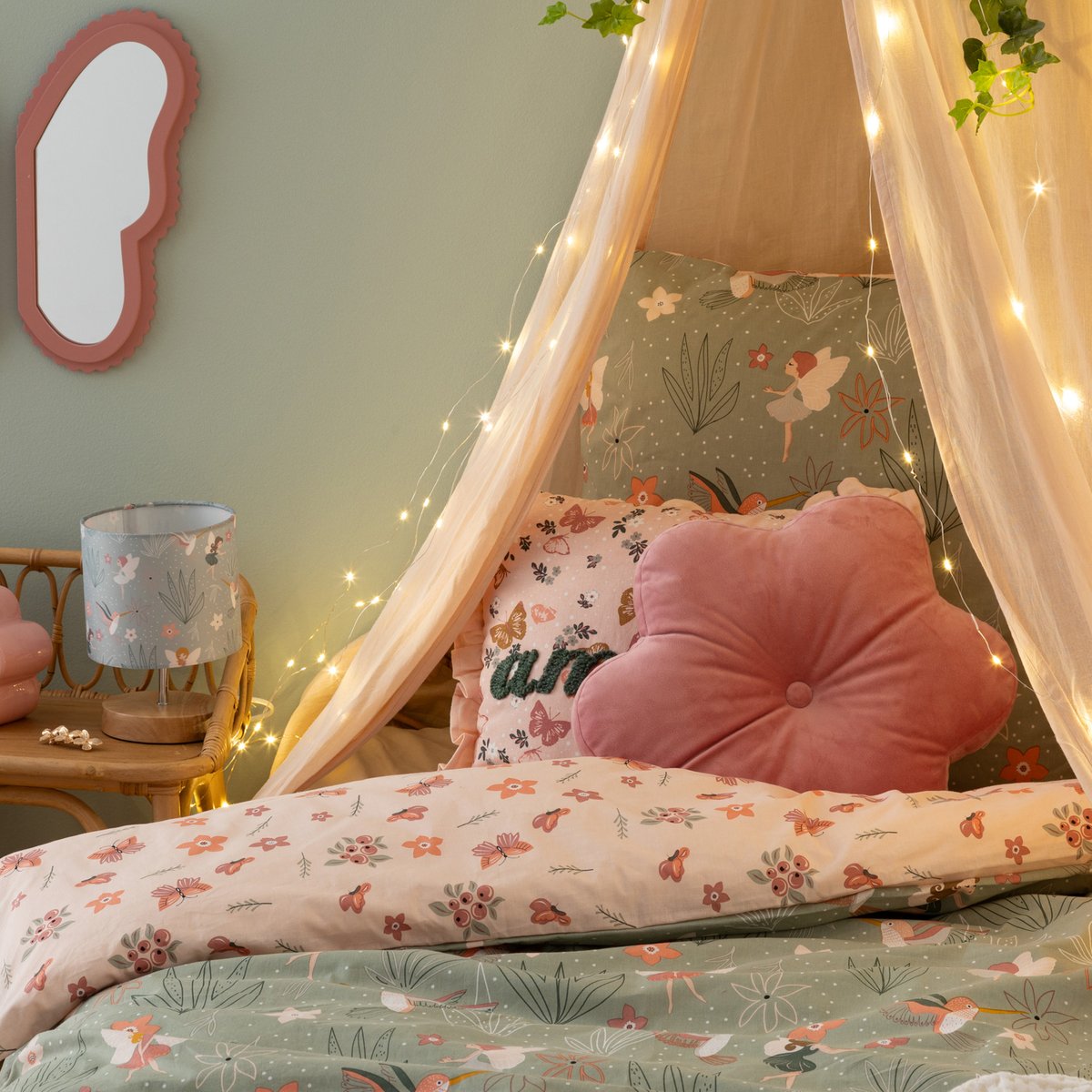 Coussin AMELIA rose, ATMOSPHERA FOR KIDS