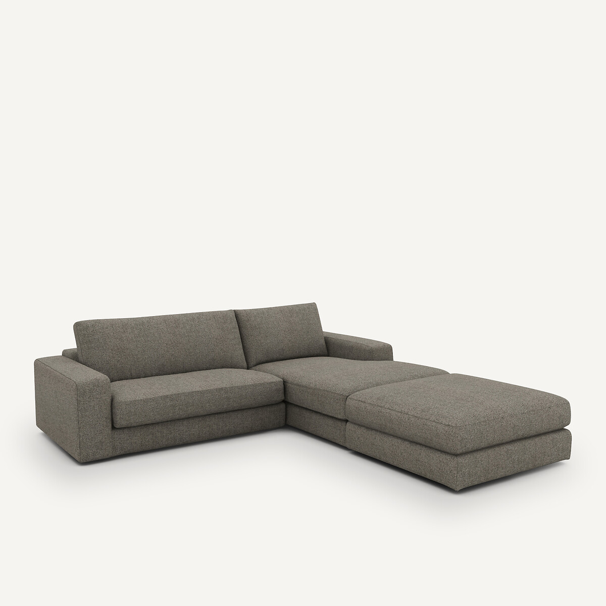 Repose-pieds tweedé, Skander cappuccino, AM.PM