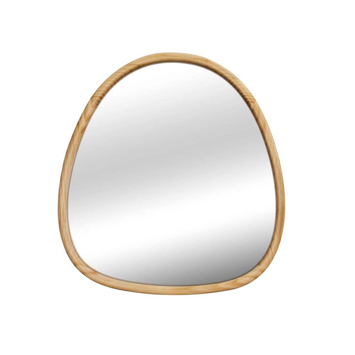 Miroir organique bois de sapin 55cm CHARLIE naturel, SWEEEK