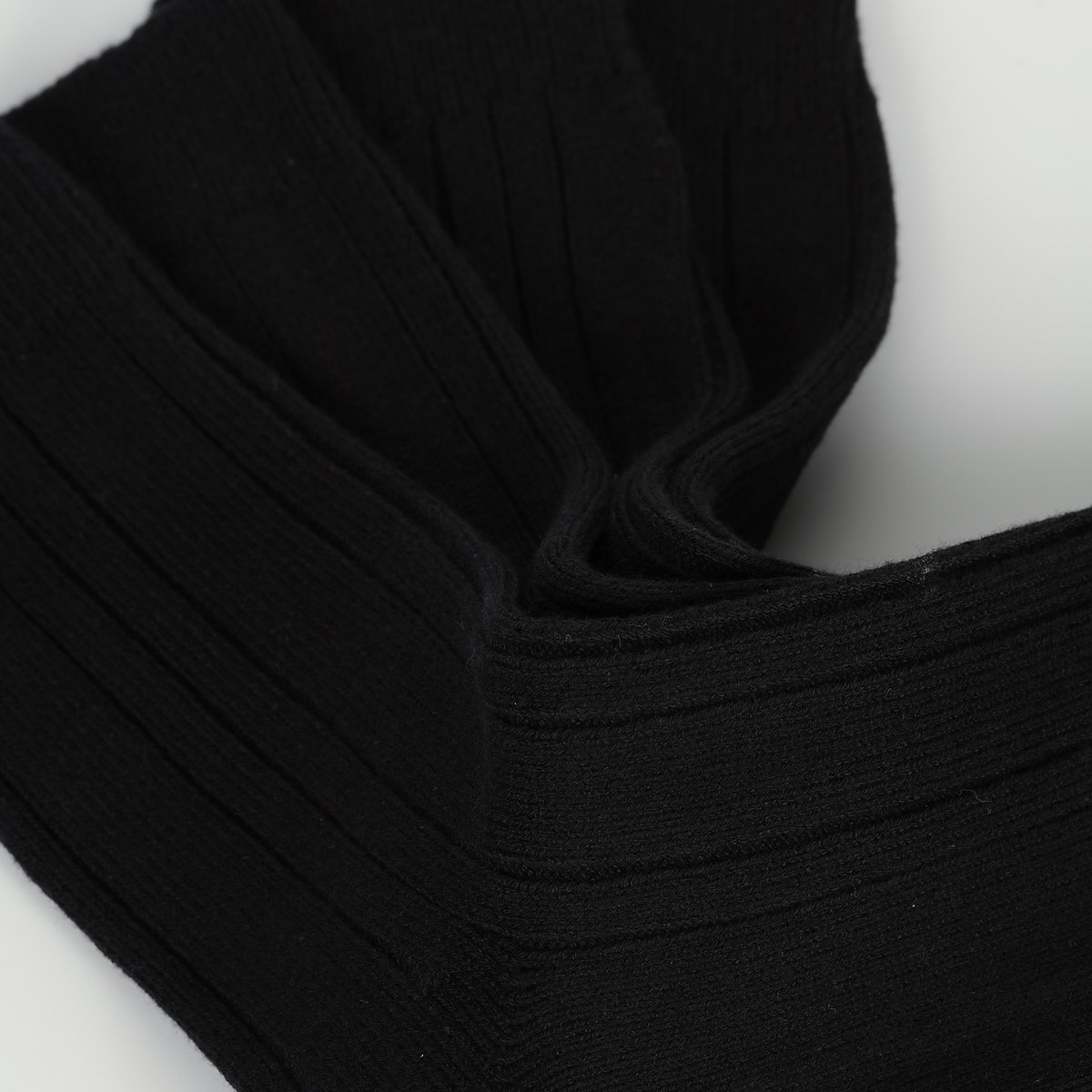Lot de 2 paires de Chaussettes Mi-Hautes Bambou noir, DIM