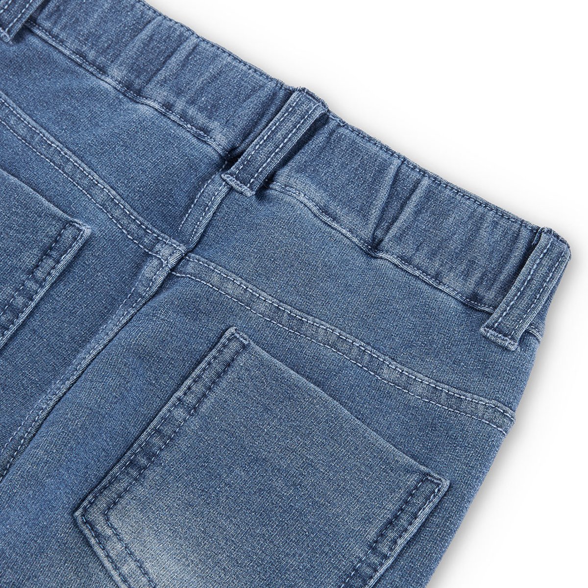 Pantalon fille denim bleu, BOBOLI