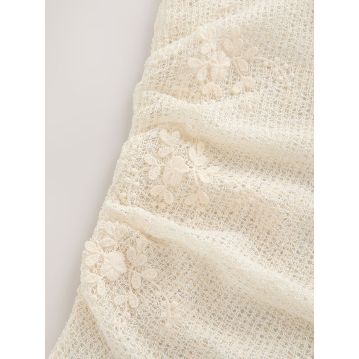 Débardeur en maille à fleurs écru, NEXT