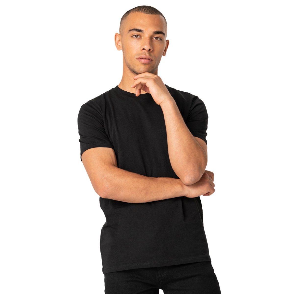 T-shirt noir, SKINNI FIT