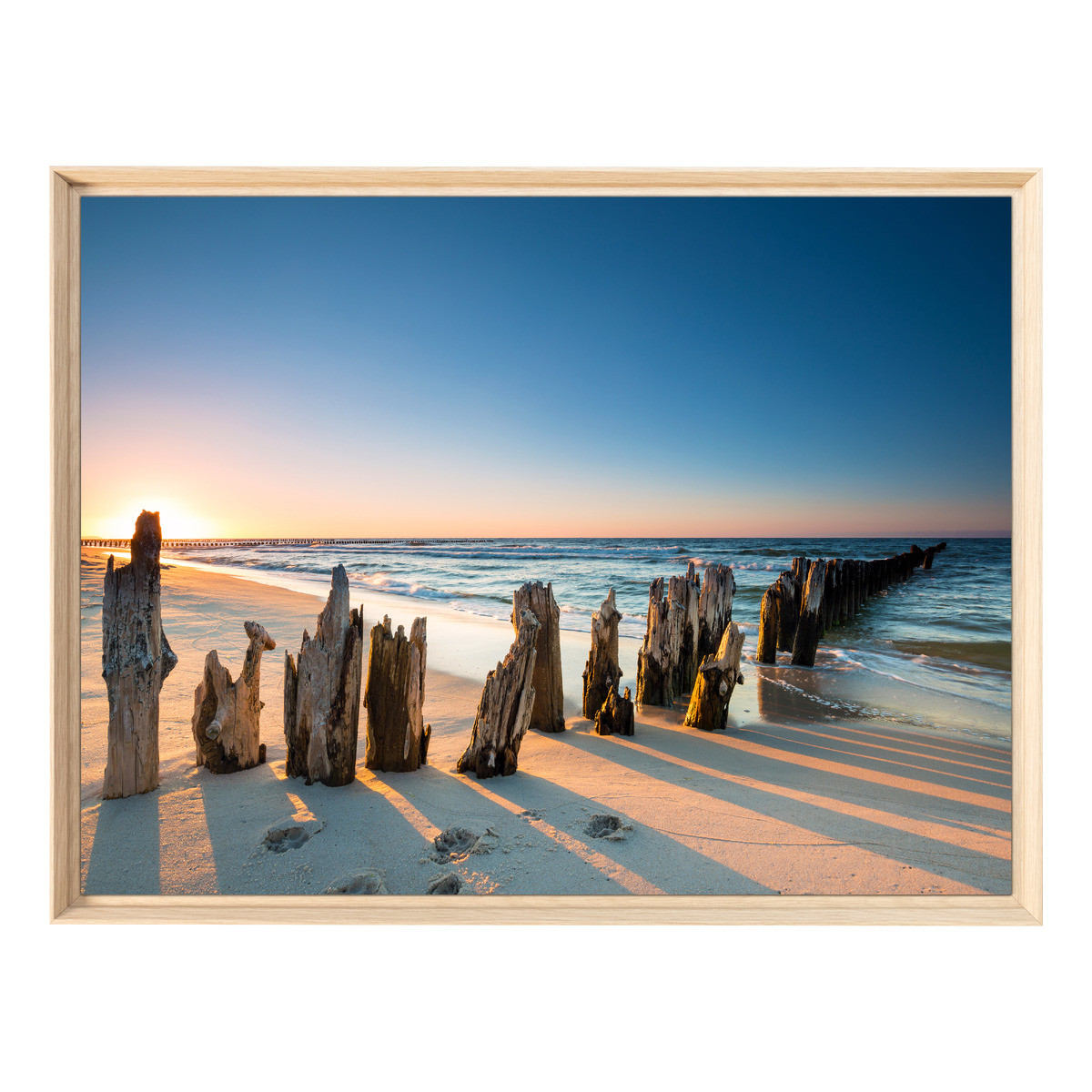 Tableau Mural Encadré Coucher De Soleil Bord De Mer PLAGE tableaux encadrés, CEANOTHE