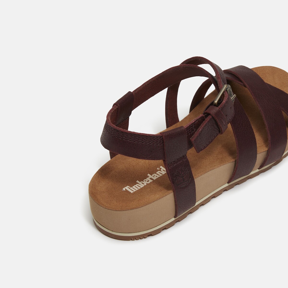 Sandales en cuir Malibu Waves bordeaux foncé, TIMBERLAND