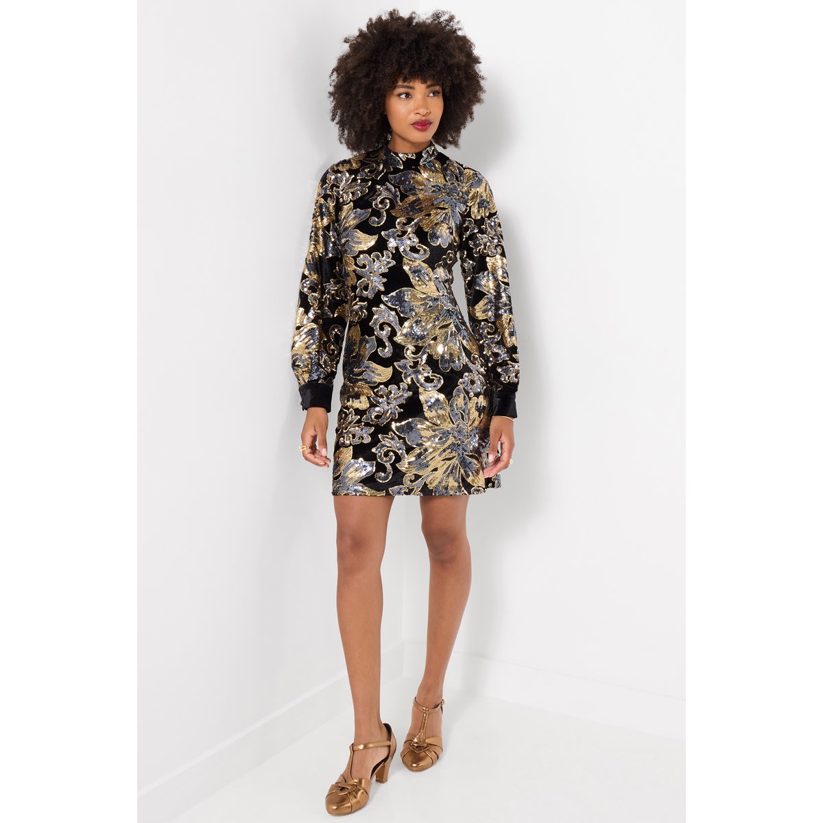 Robe Courte Boutique Tout en Éclat noir, JOE BROWNS