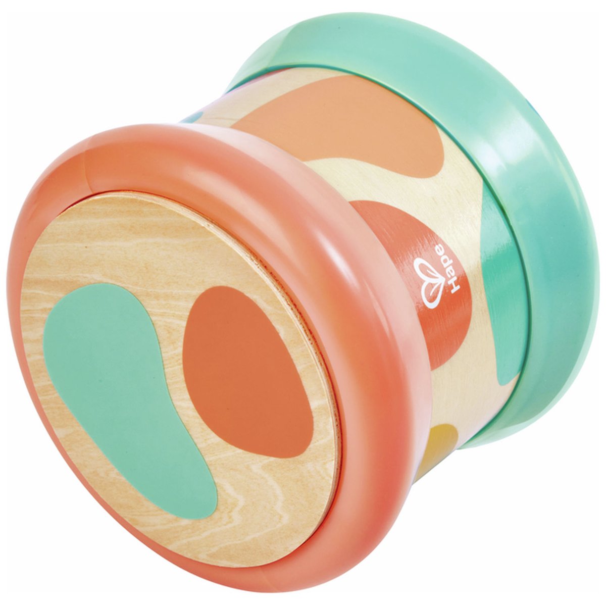 Tambour de bébé turquoise turquoise et corail, HAPE TOYS