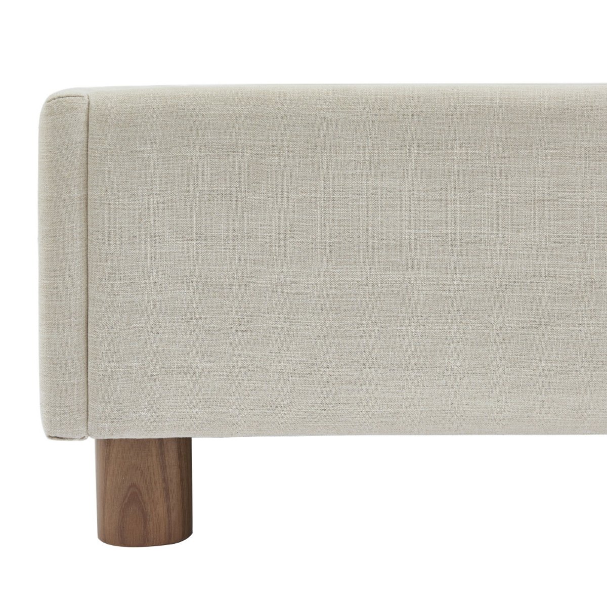 Lit coffre avec sommier relevable KORALL beige lin, SORELH