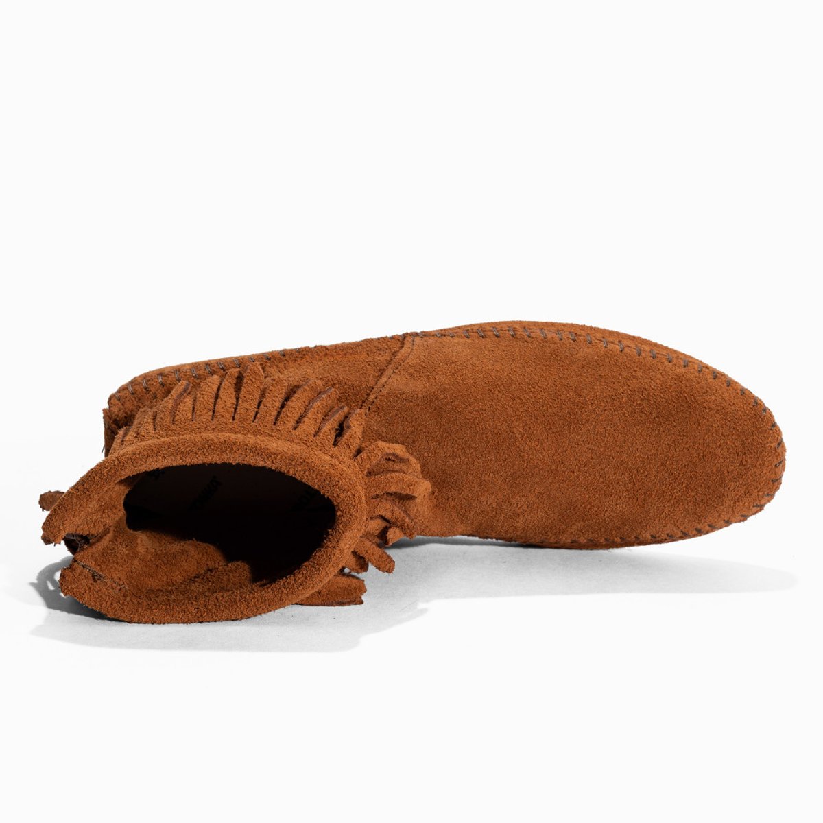Bottes en cuir Back Zip Softsole marron, MINNETONKA