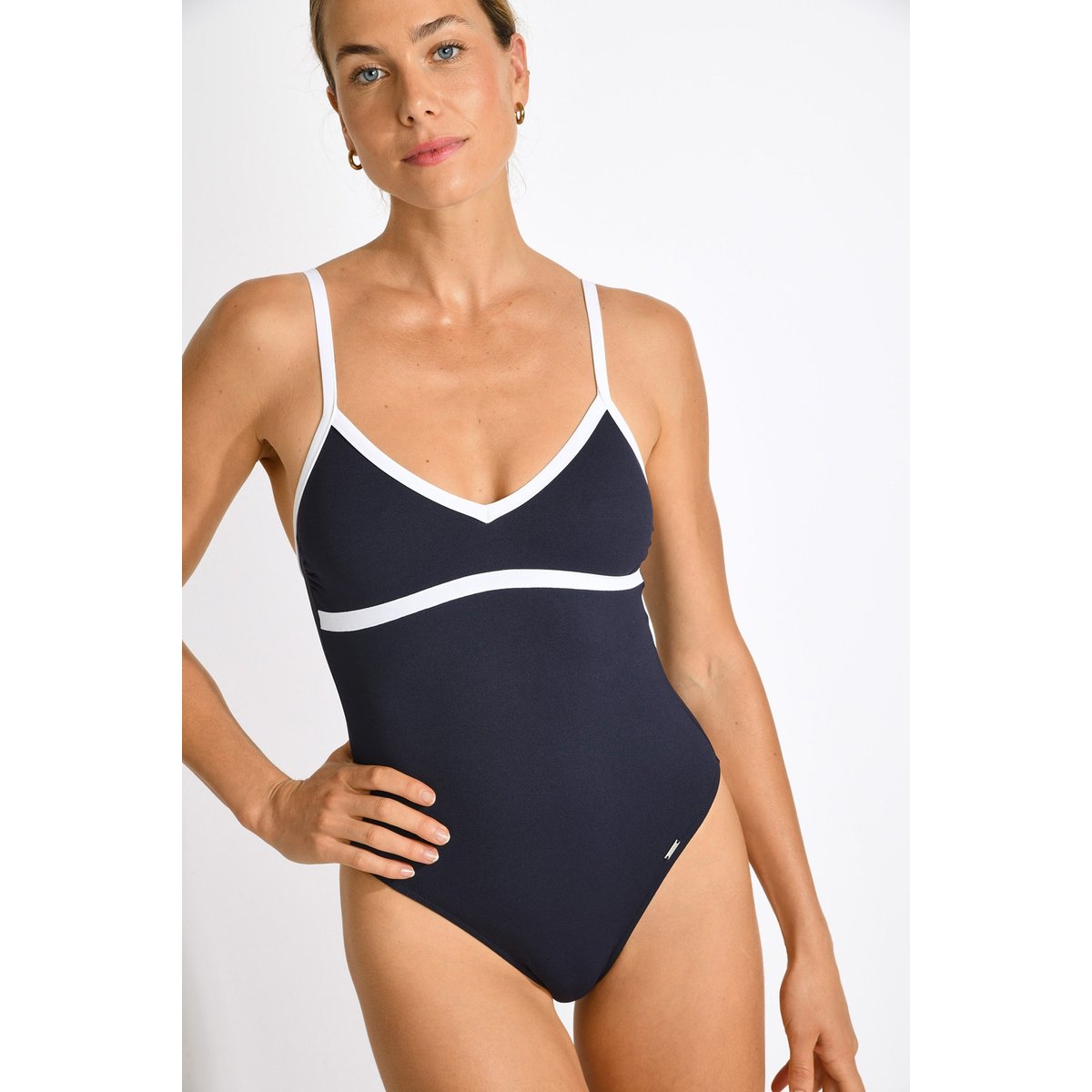 Maillot de bain 1 pièce Giulia - TAMARINDO bleu marine, LIVIA
