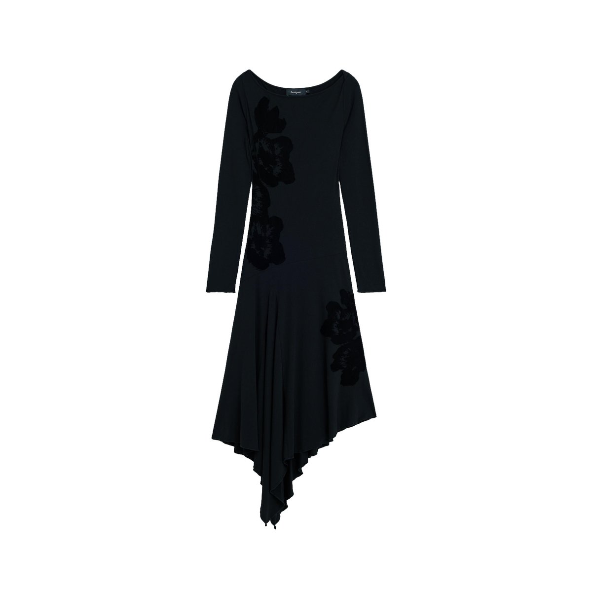 Robe longue imprimée marron, DESIGUAL