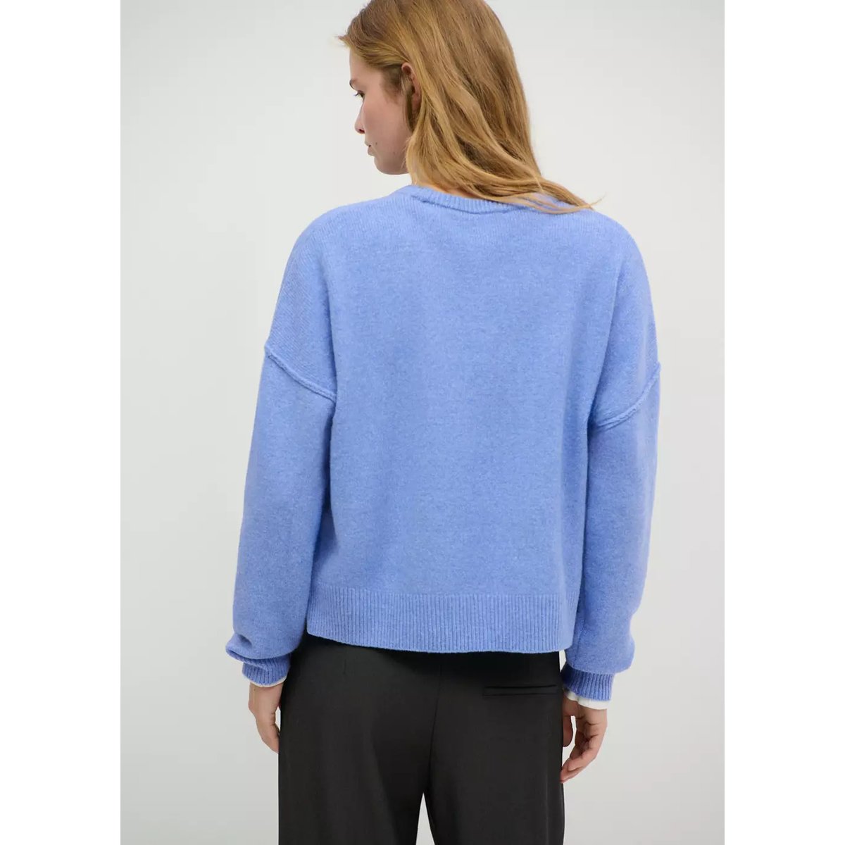 Pull-over jaspé bleu, MANGO TEEN