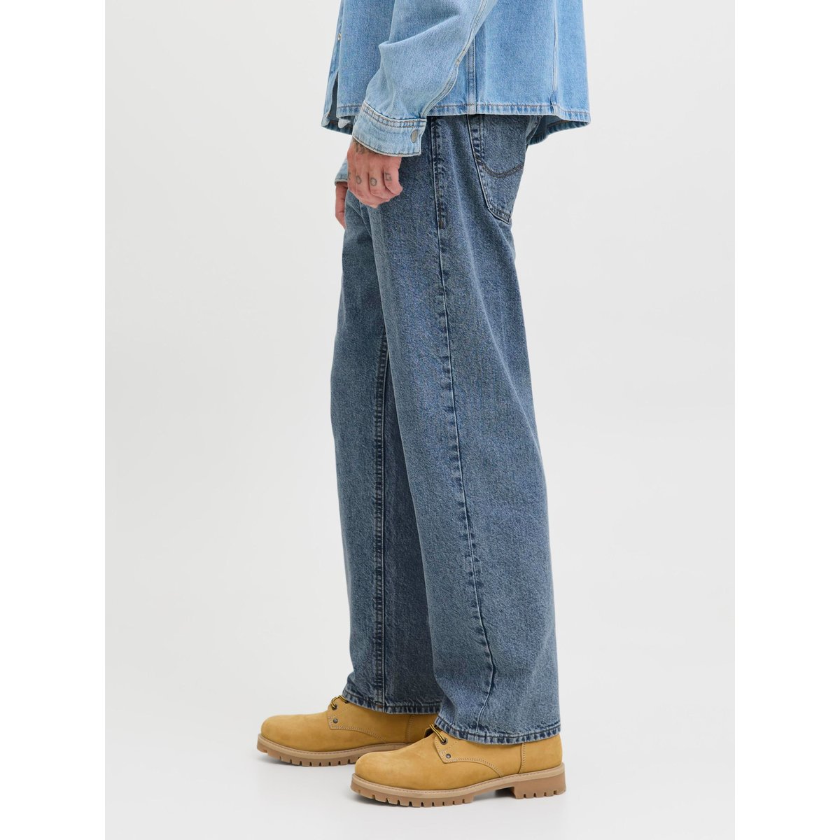 Jean À Coupe Ample blue denim, JACK & JONES