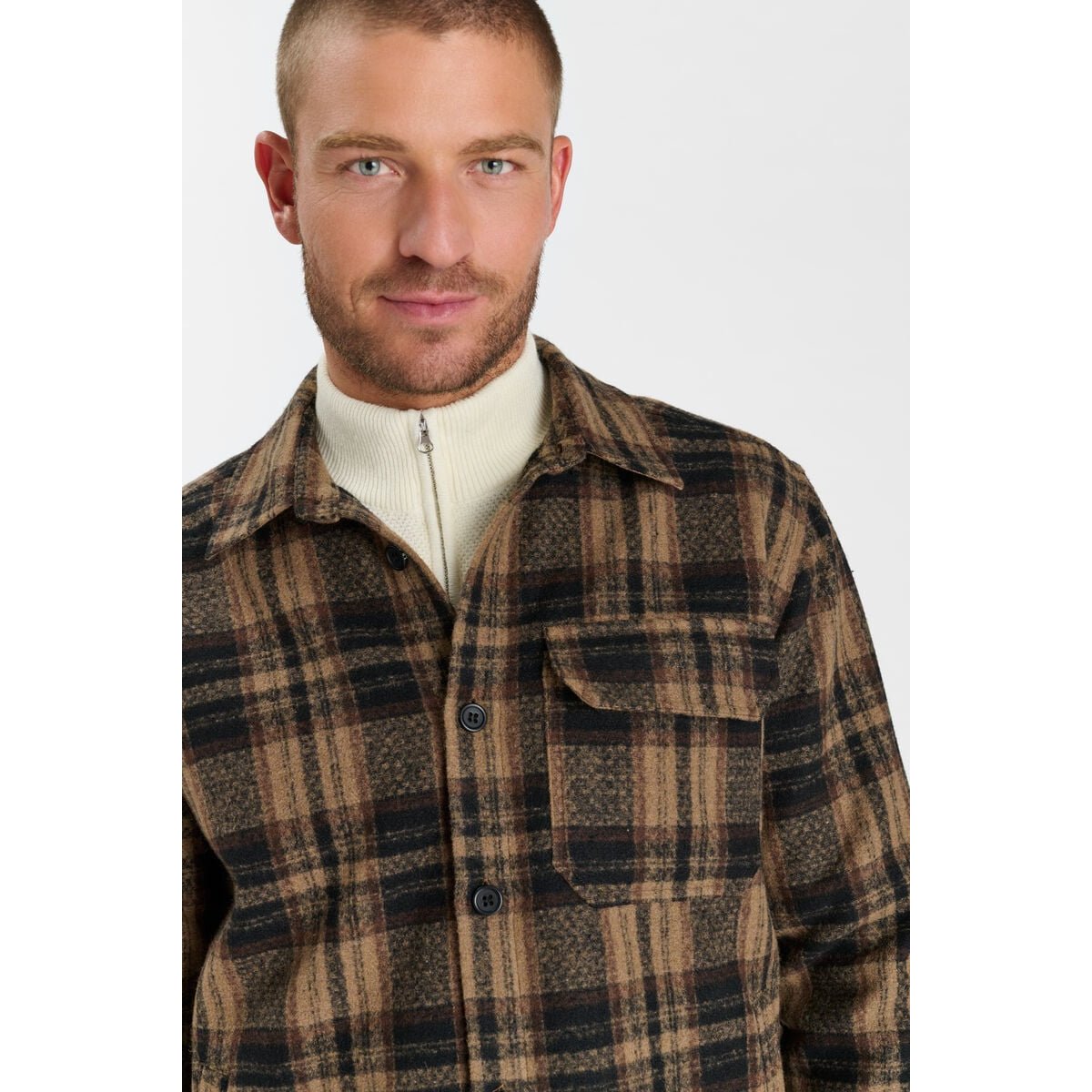 Surchemise ALVI camel, LE TEMPS DES CERISES
