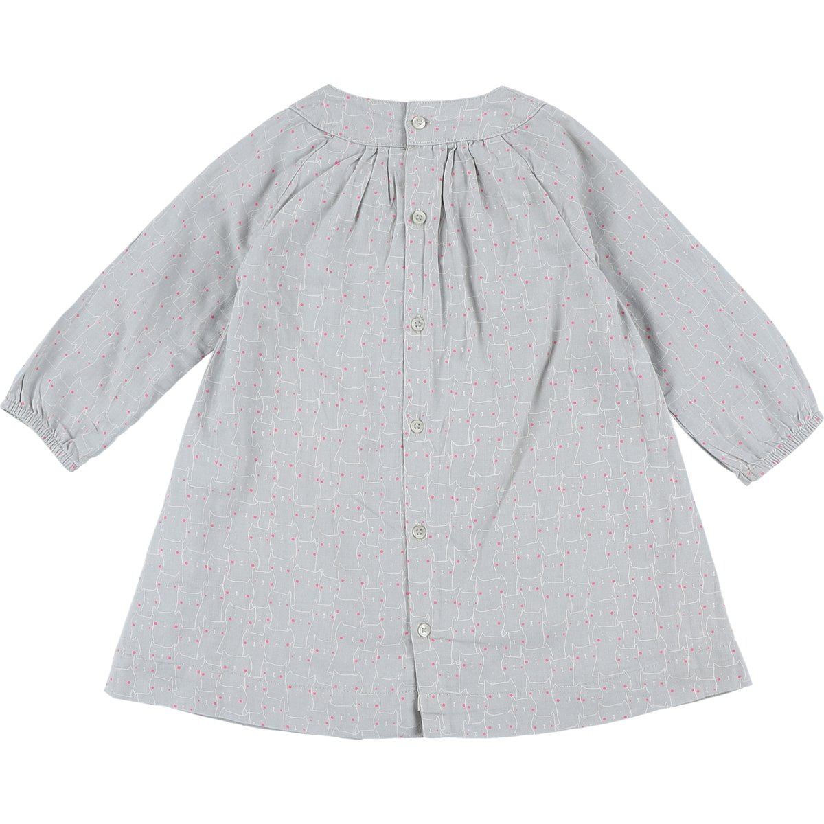 Robe - Très bon état gris;rose, VERTBAUDET