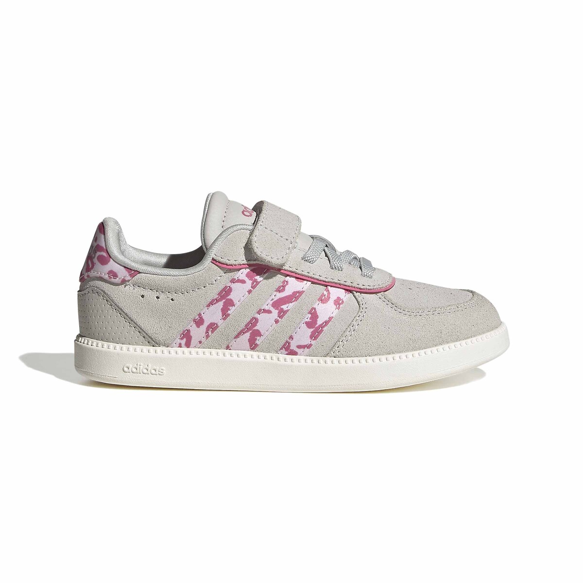Sapatilhas em pele BREAKNET SLEEK branco rosa, ADIDAS SPORTSWEAR