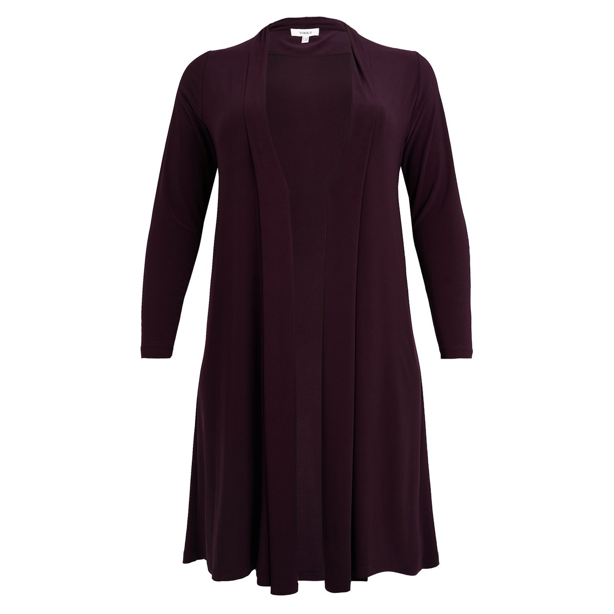 Cardigan avec manches longues dark purple, YOEK