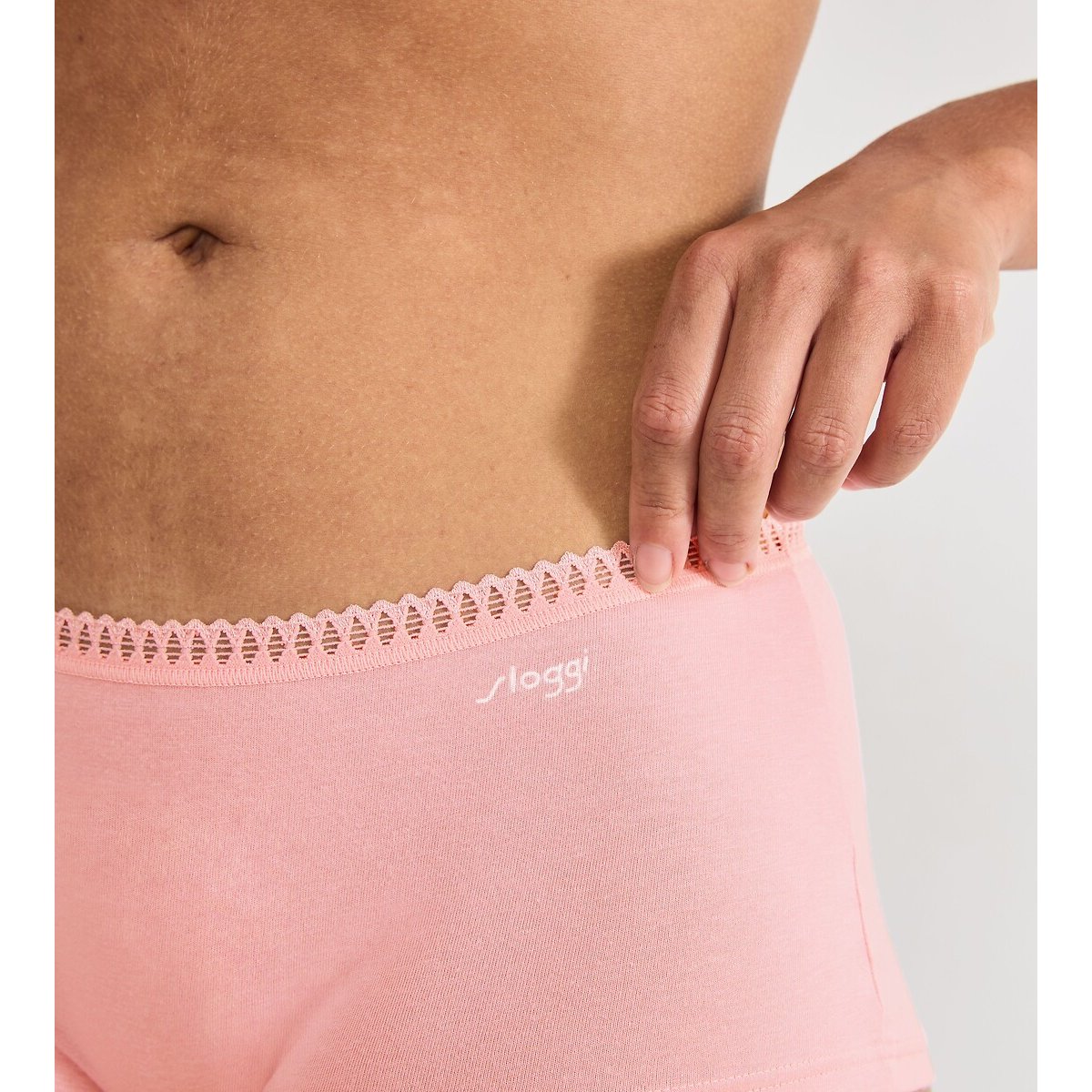 Lot de 3 boxers en coton Go Crush rose + rose clair + imprimé rose, SLOGGI