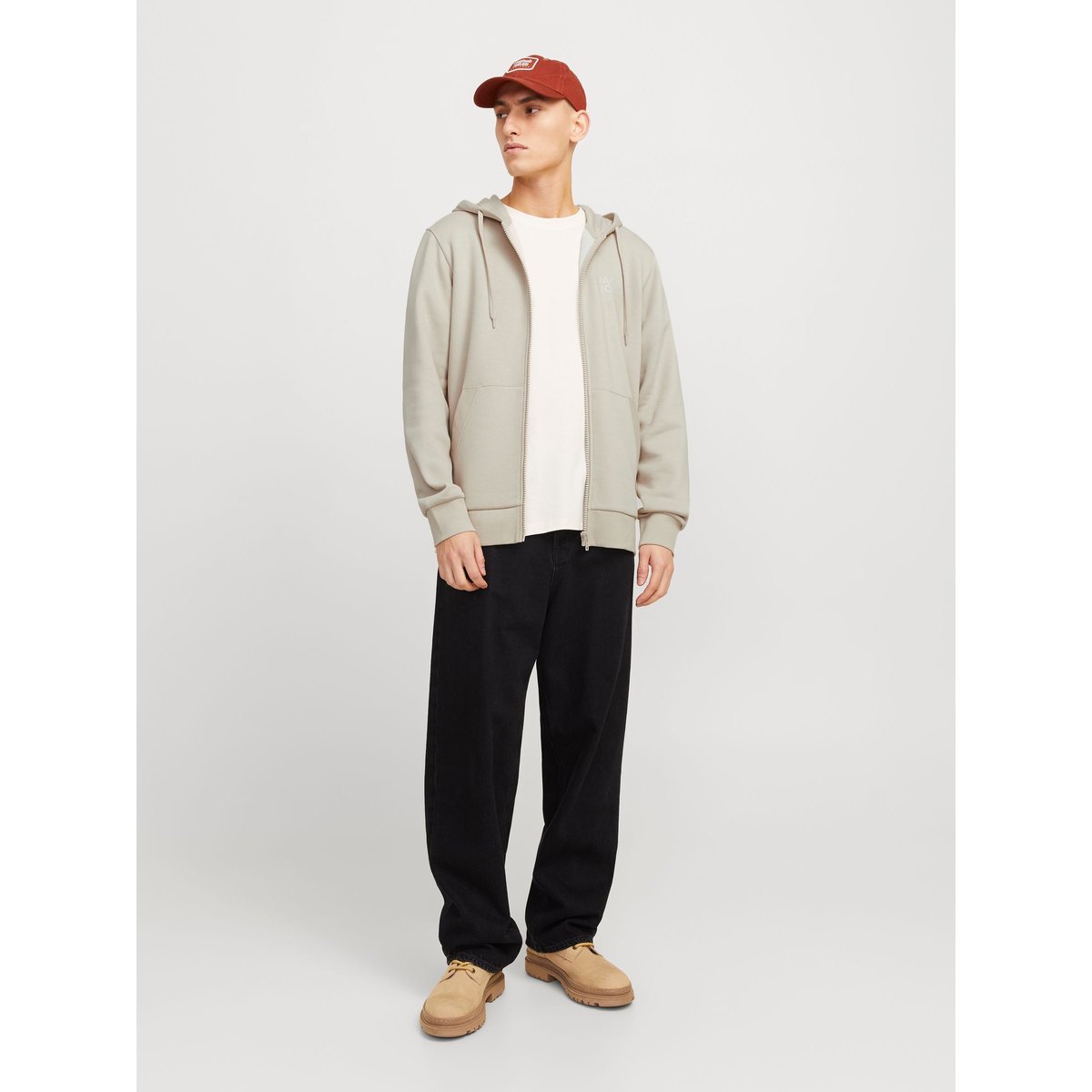 Sweat À Capuche moonbeam, JACK & JONES