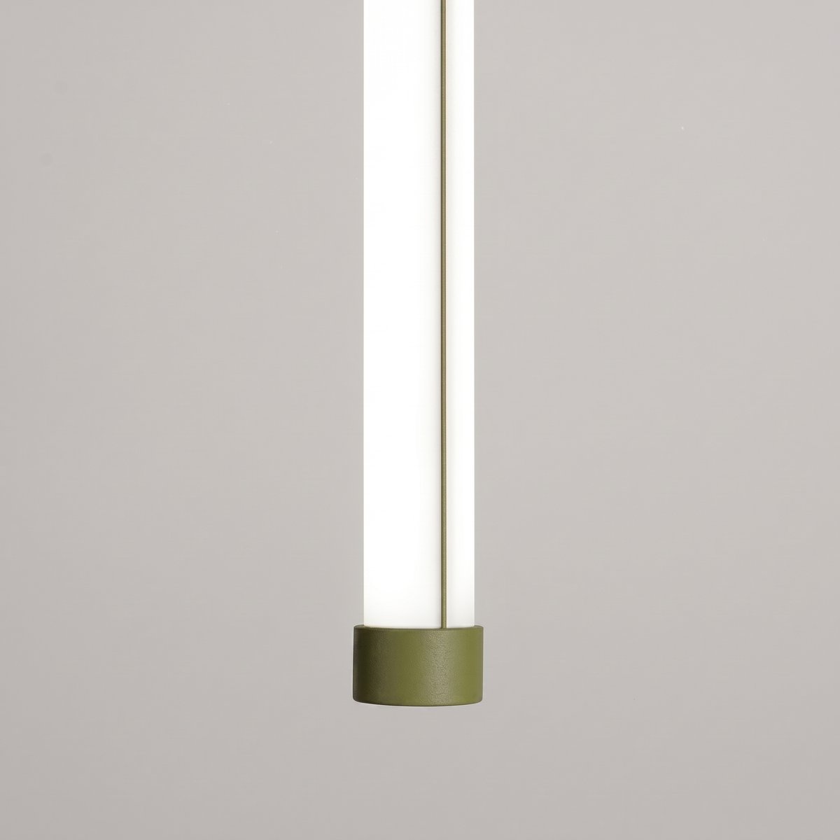 Suspension Acier Vert Olive LED 1 Trang vert olive, EDEN