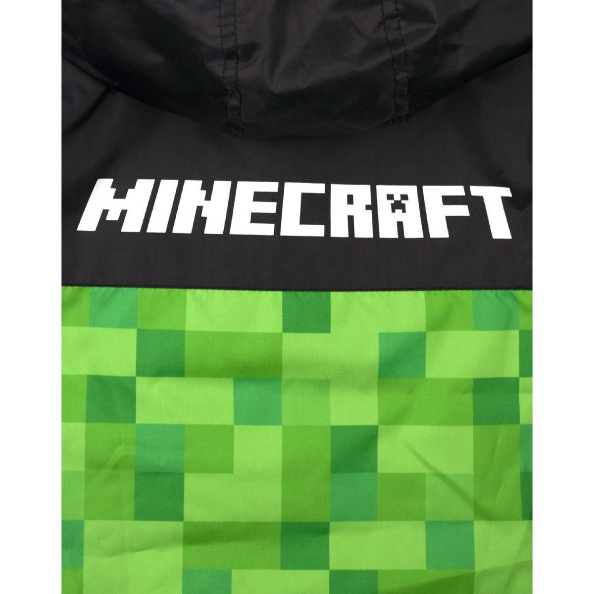 Veste imperméable vert / noir, MINECRAFT
