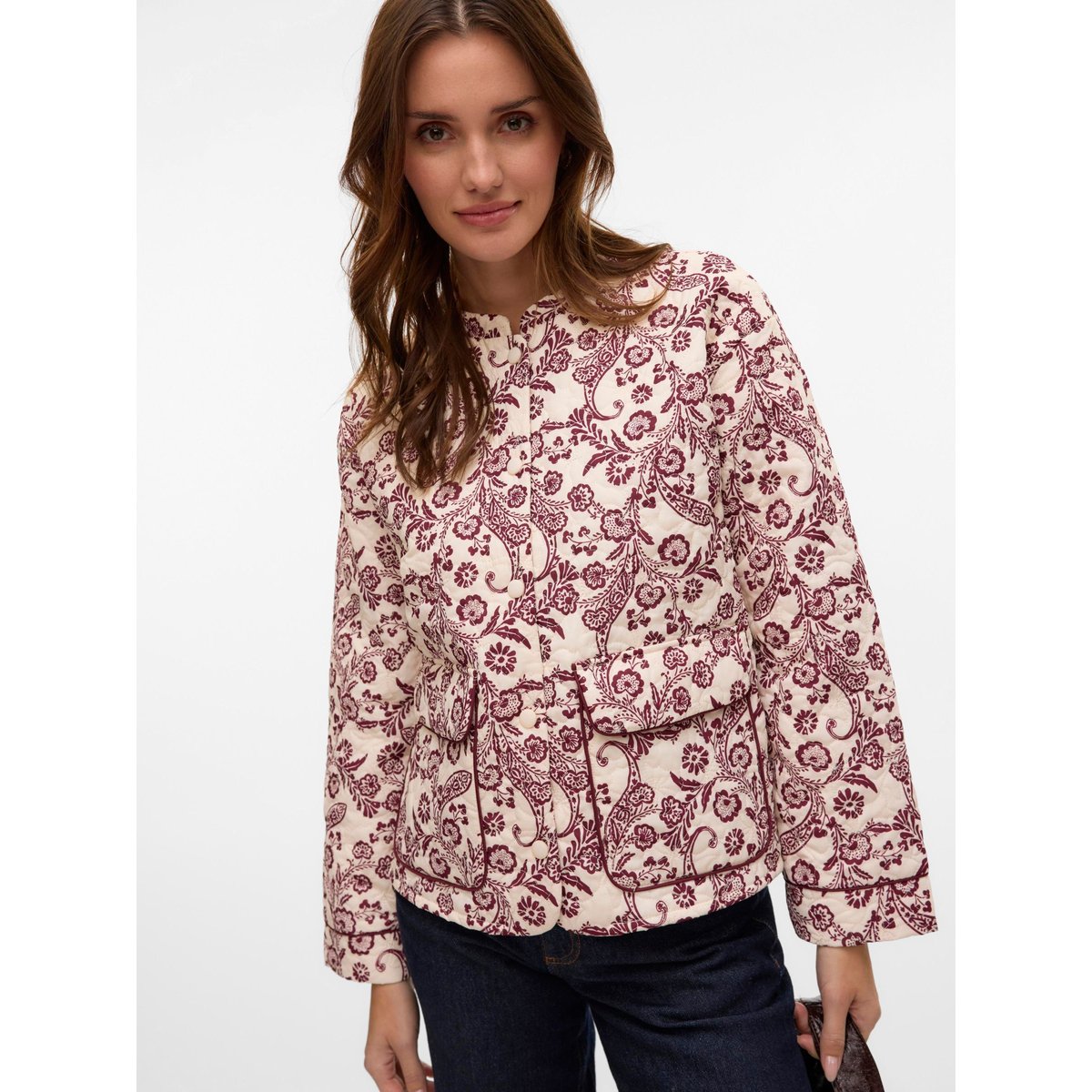 Veste Matelassée VMRITA Vestes matelassées birch 2, VERO MODA