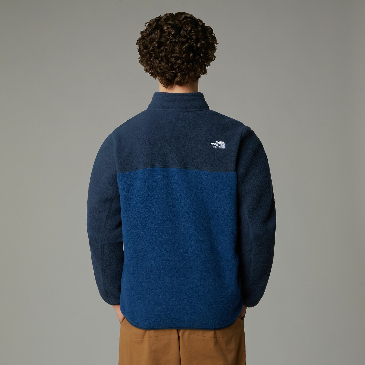 Sweat polaire zippé col montant Yumiori bleu marine, THE NORTH FACE