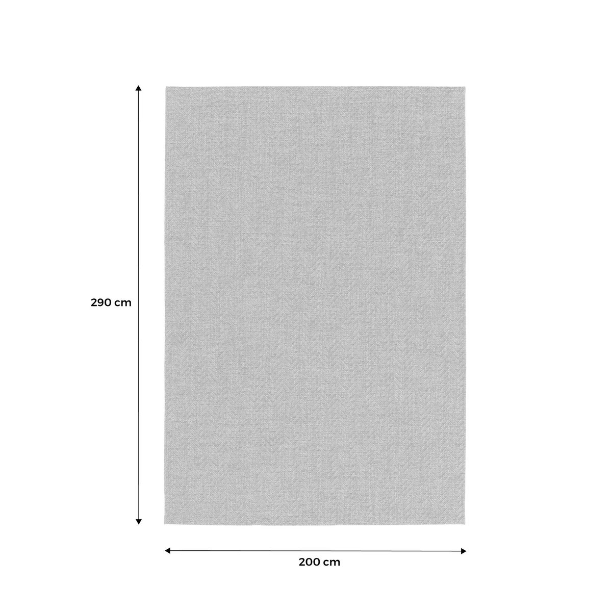 Tapis intérieur rectangulaire OLIVER effet jute coloris caramel, SWEEEK