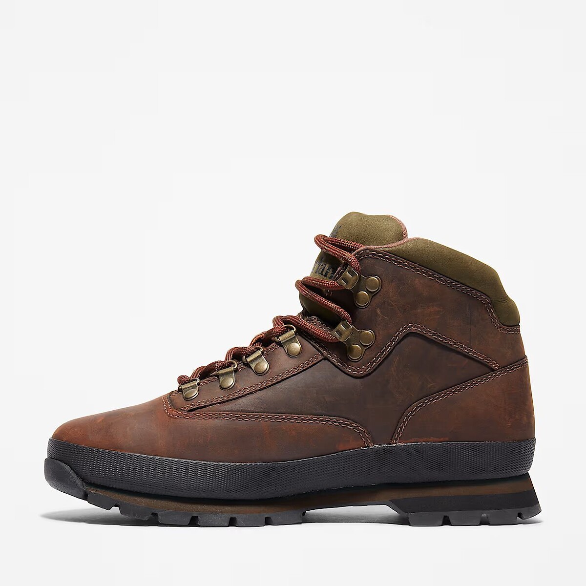 Boots en cuir, Euro Hiker Mide Lace marron, TIMBERLAND