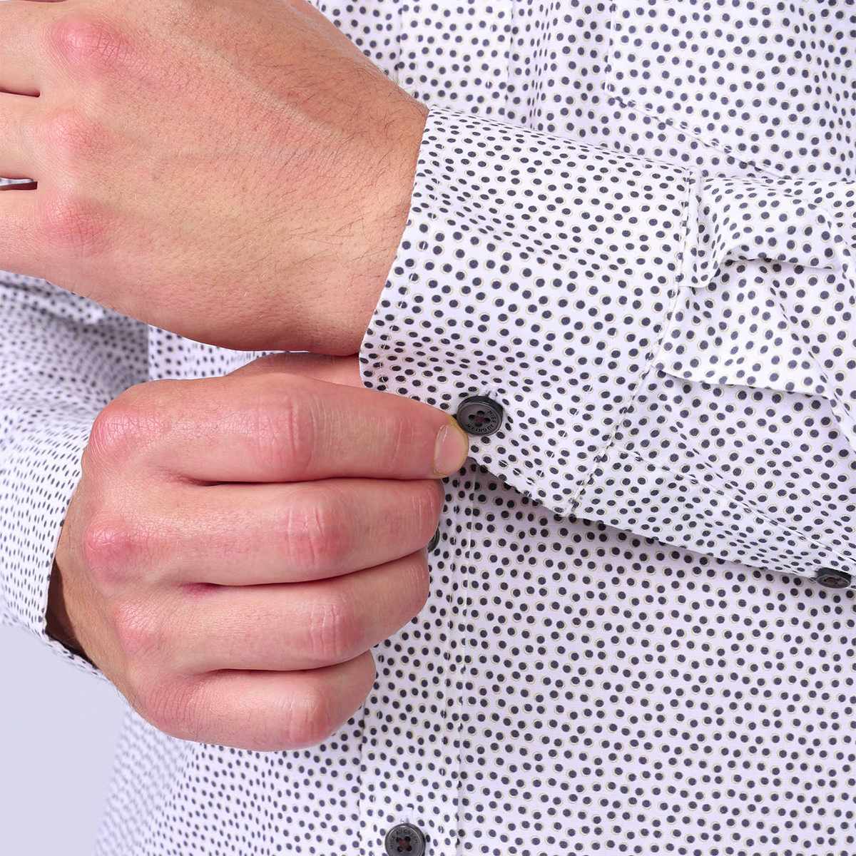 Chemise Hester Easy care blanc, MISE AU GREEN
