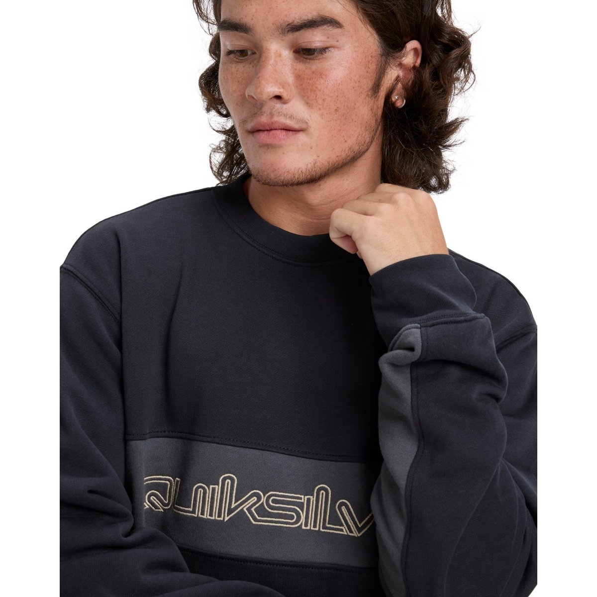 Sweat CB noir black, QUIKSILVER
