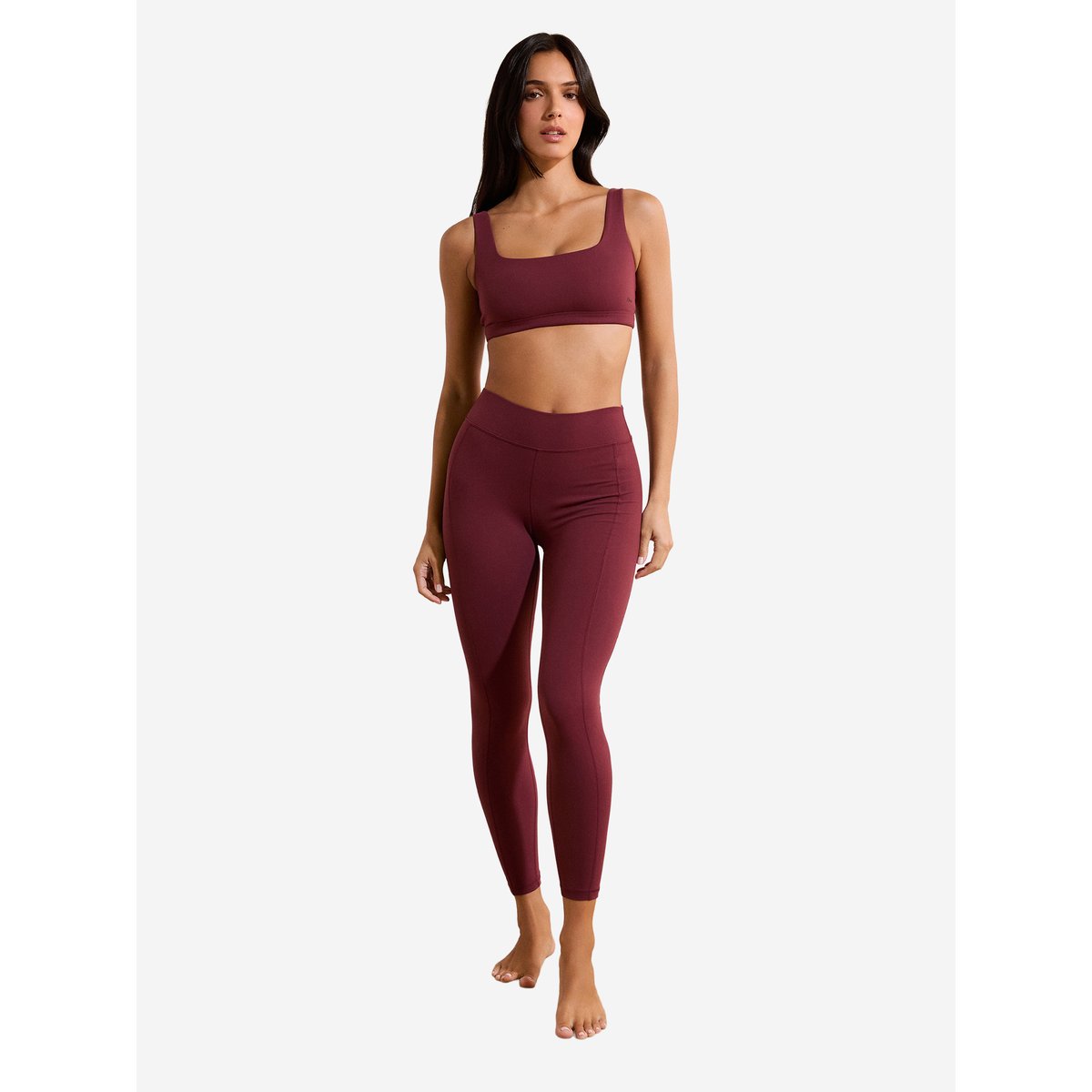 Brassière sans armature à encolure carrée en microfibre - Maintien moyen TECHNIQUE grenadine, ETAM