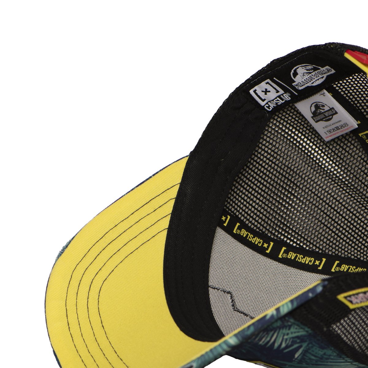 Casquette Jurassic Park bleu/vert/noir/rouge/jaune, CAPSLAB