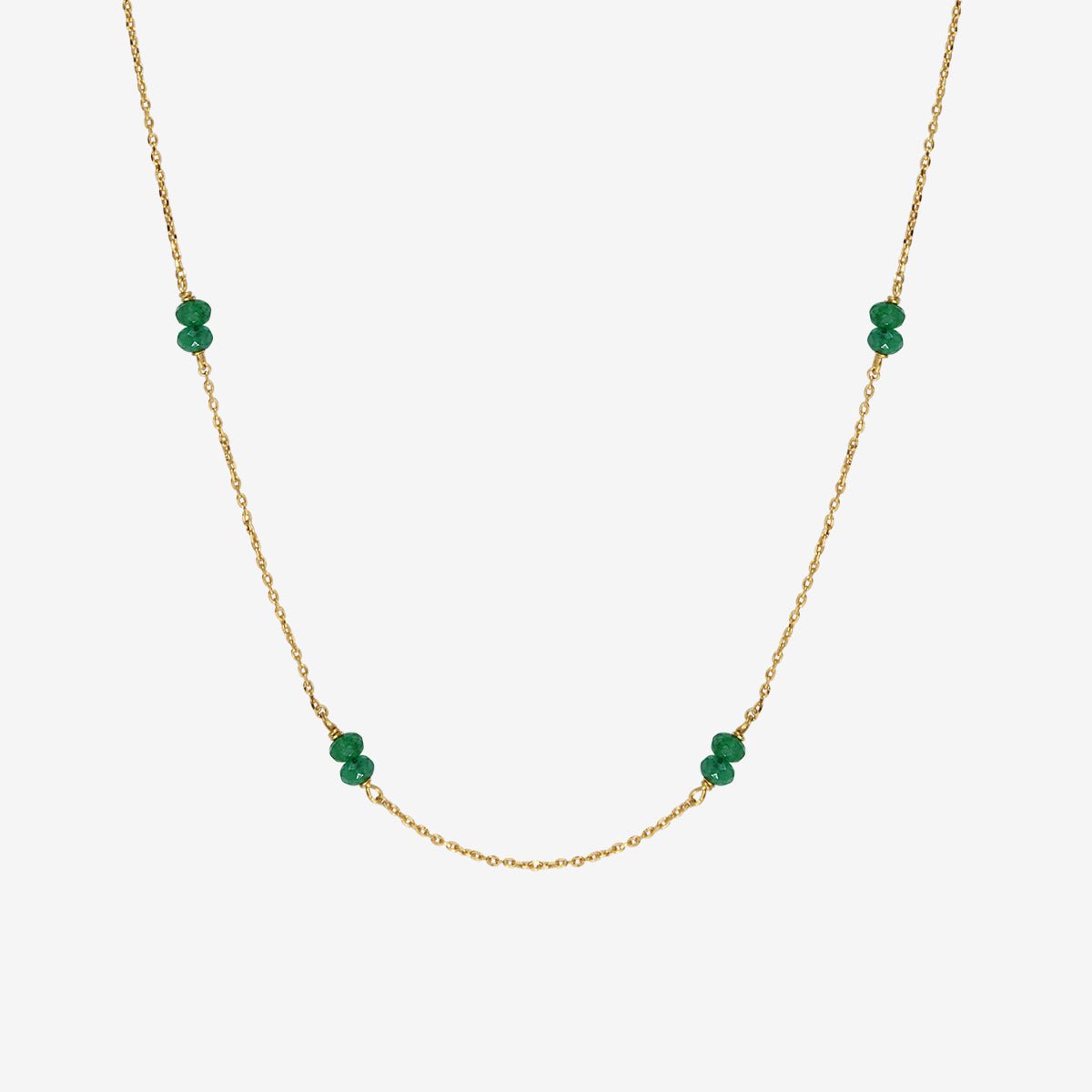 Collier venus agate verte vert, CAROLINE NAJMAN