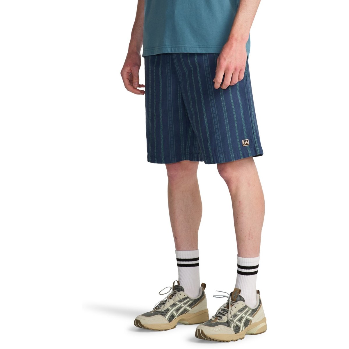 Short taille élastique LARRY JACQUARD bleu denim, BILLABONG