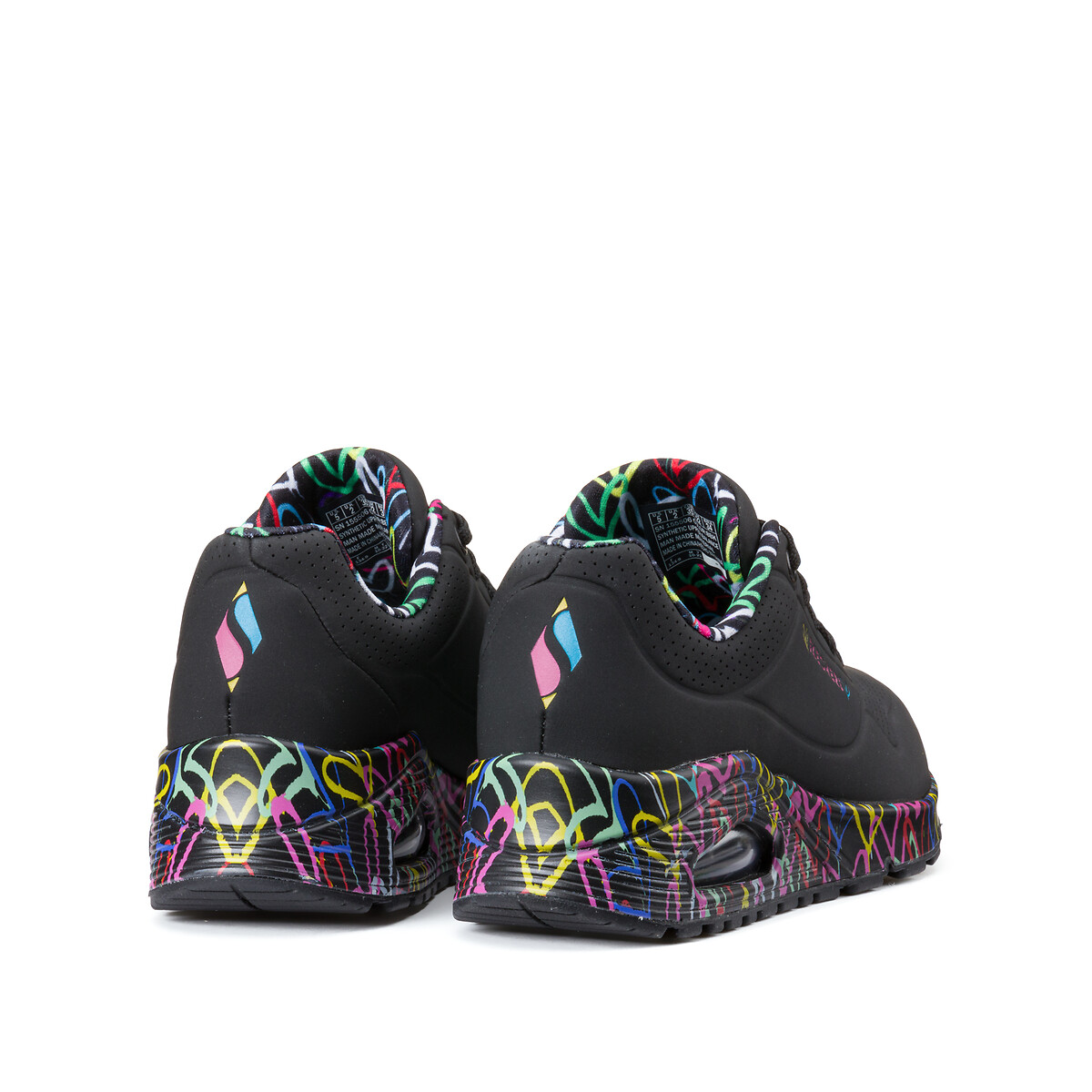 Basket Uno - Loving Love noir, SKECHERS
