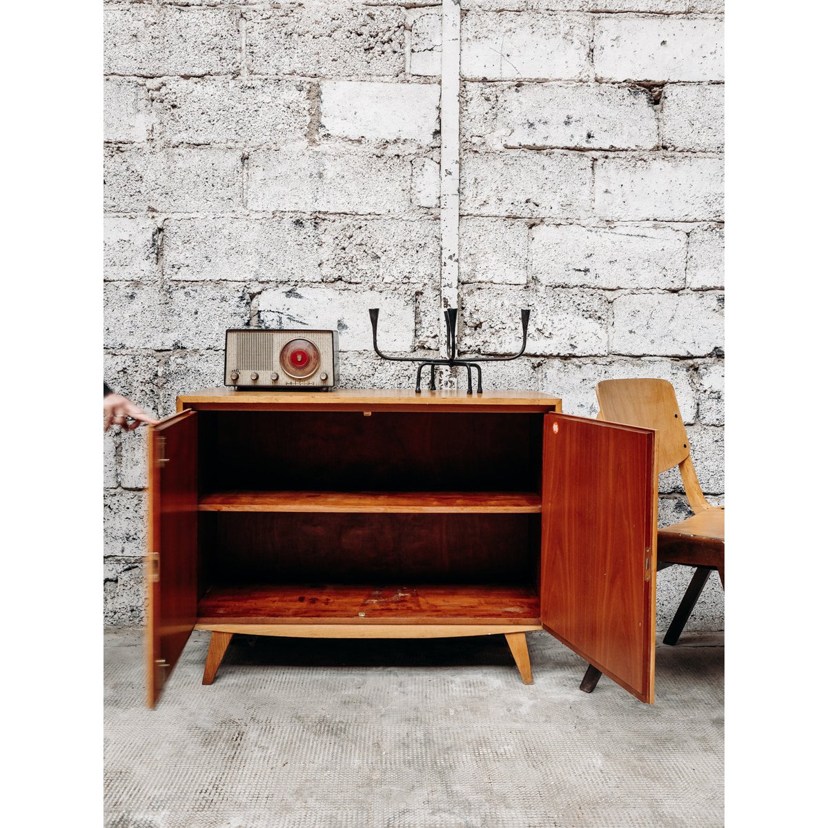 Buffet bas en bois Oscar N°106 - Bon état bois, DEBONGOUT