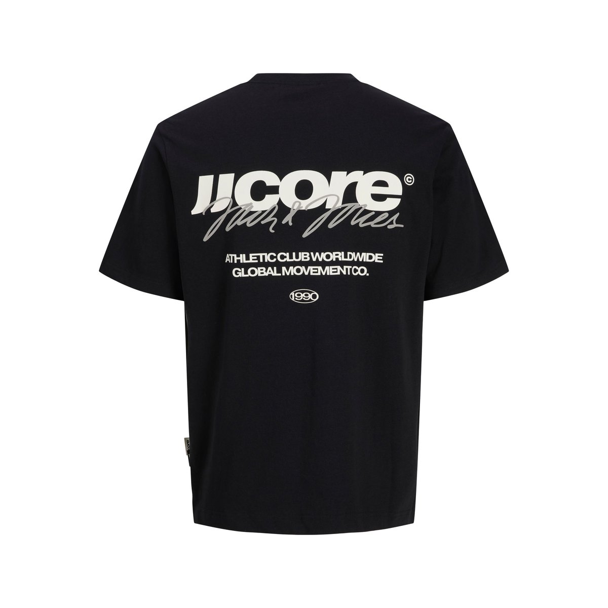 T-Shirt noire - black, JACK & JONES