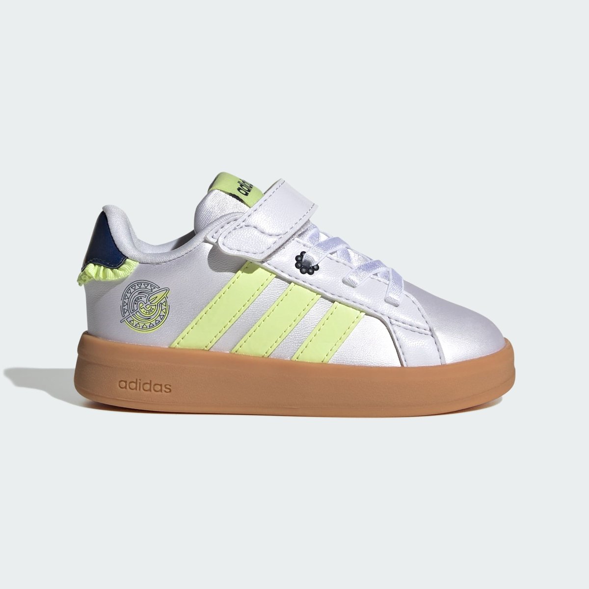 Chaussure Adidas Disney Grand Court 3.0 Bébés Chaussure Adidas Disney Grand Court 3.0 Bébés frozen purple / semi frozen lemon / gum, ADIDAS SPORTSWEAR