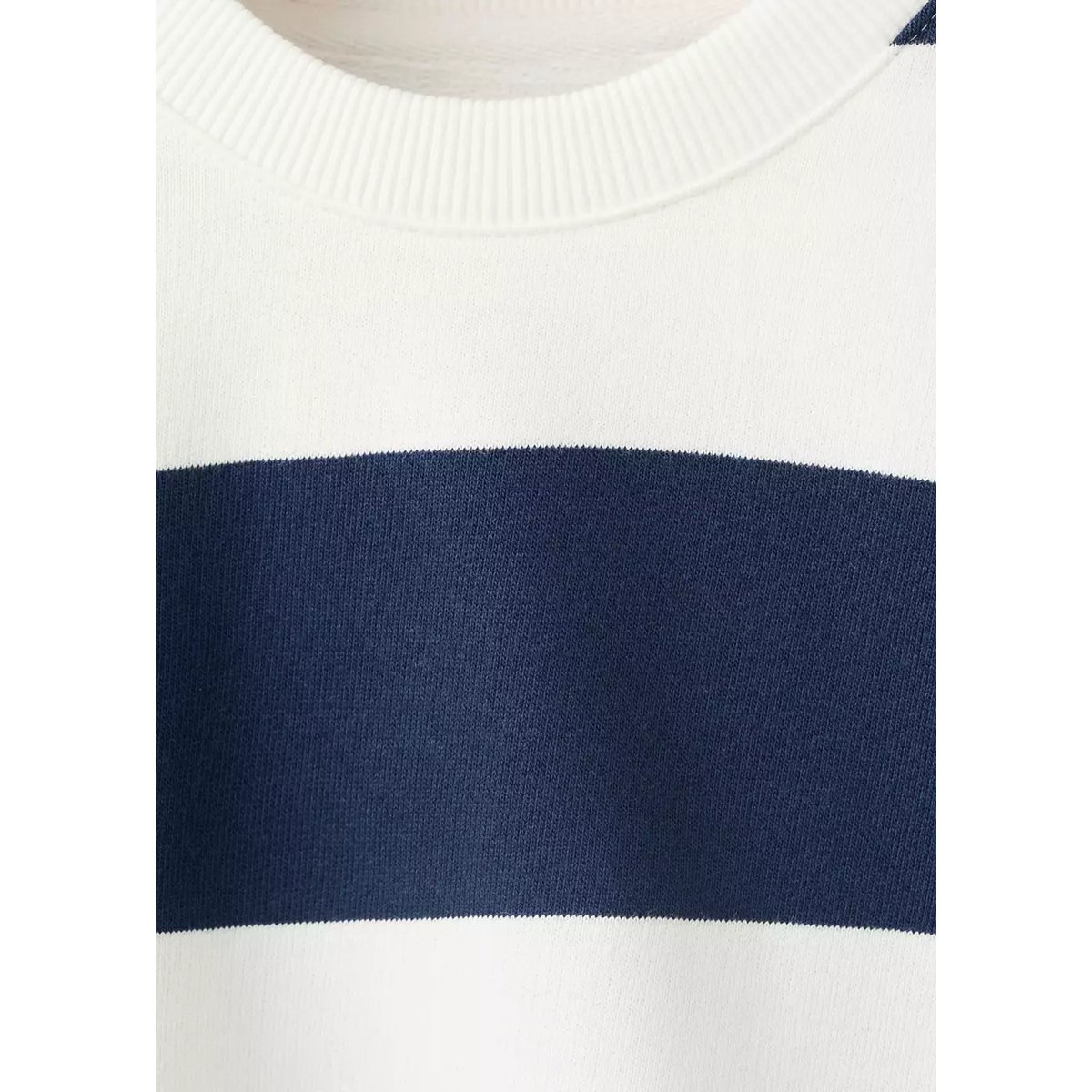 Sweat relaxed fit à rayures blanc, MANGO BABY