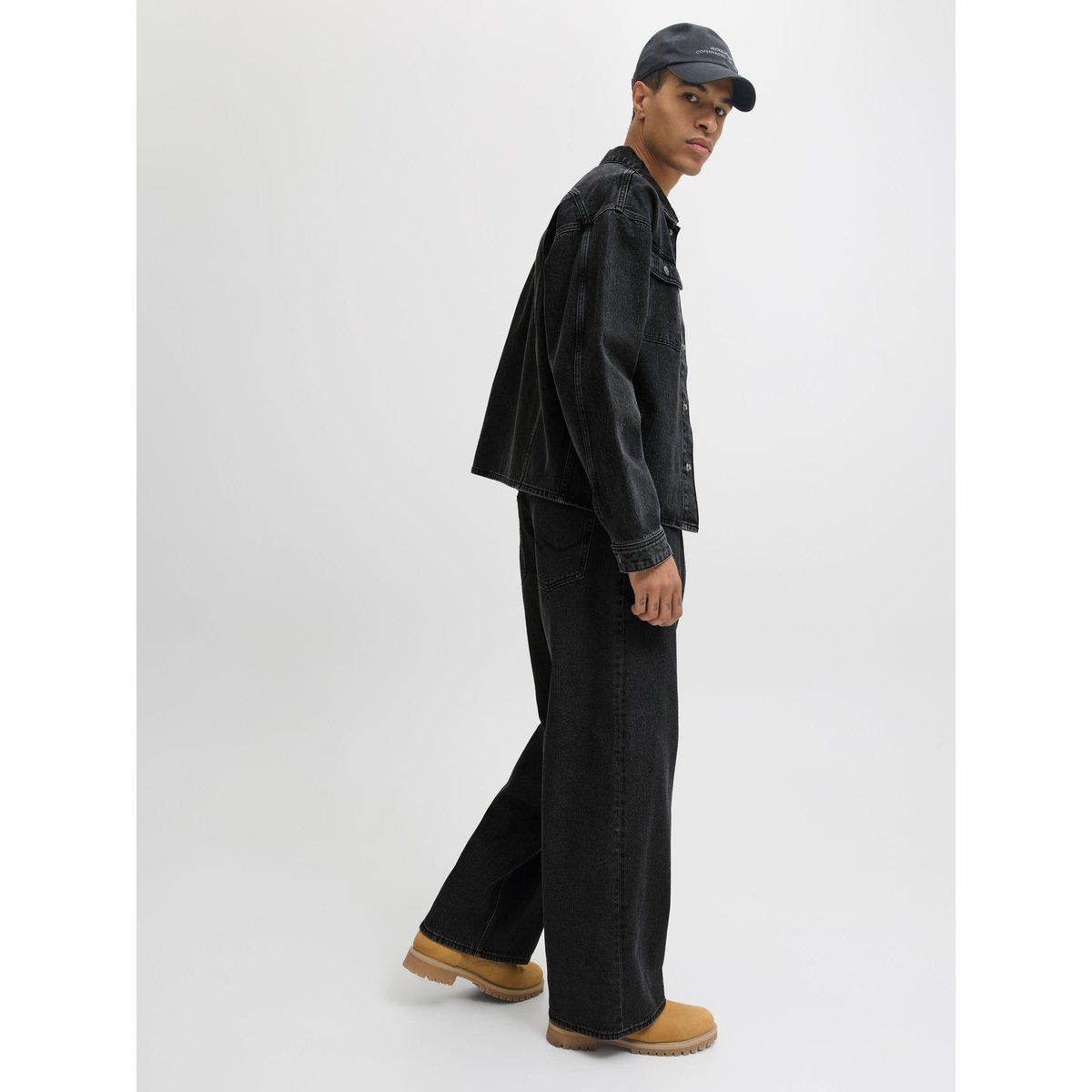 Jean À Coupe Wide black denim, JACK & JONES
