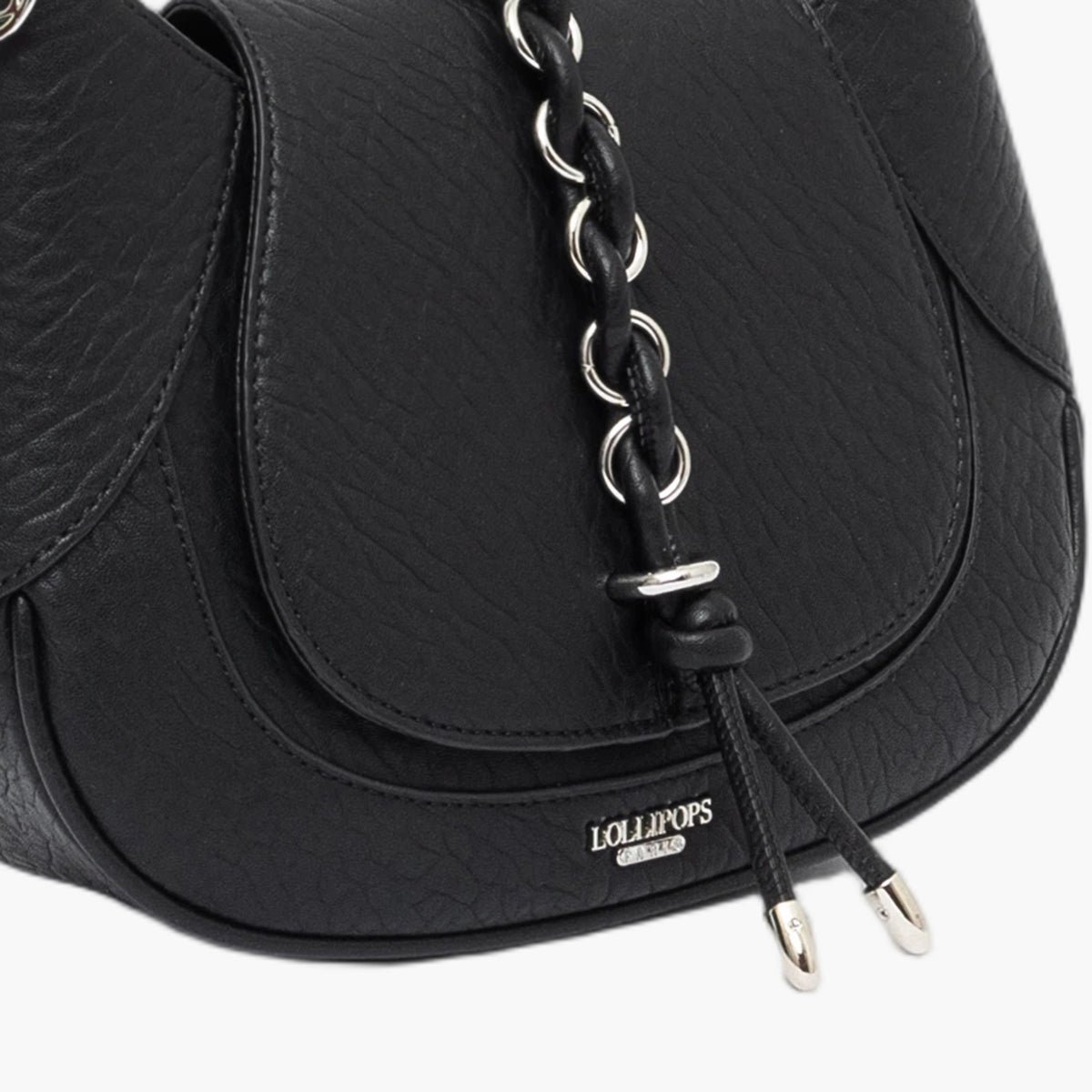 Sac porté épaule Traicy argenté,noir, LOLLIPOPS