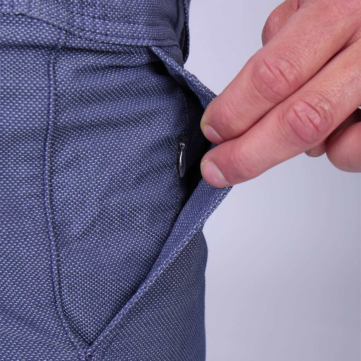 Chino modern fit bleu marine, MISE AU GREEN