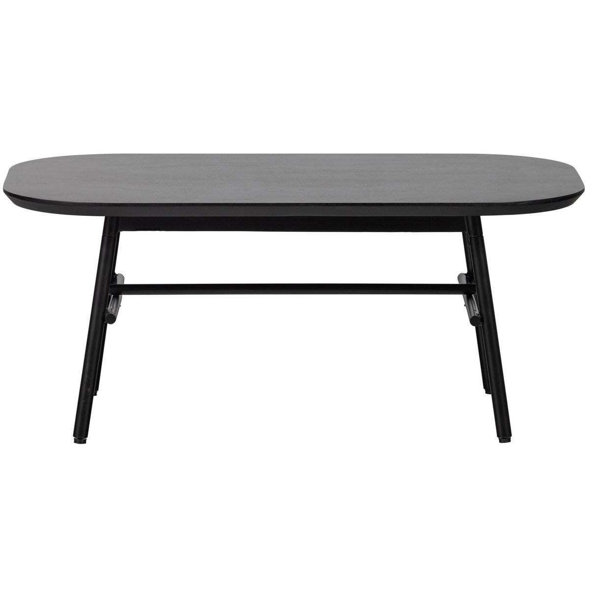 Table basse en manguier ELEGANCE noir, VTWONEN