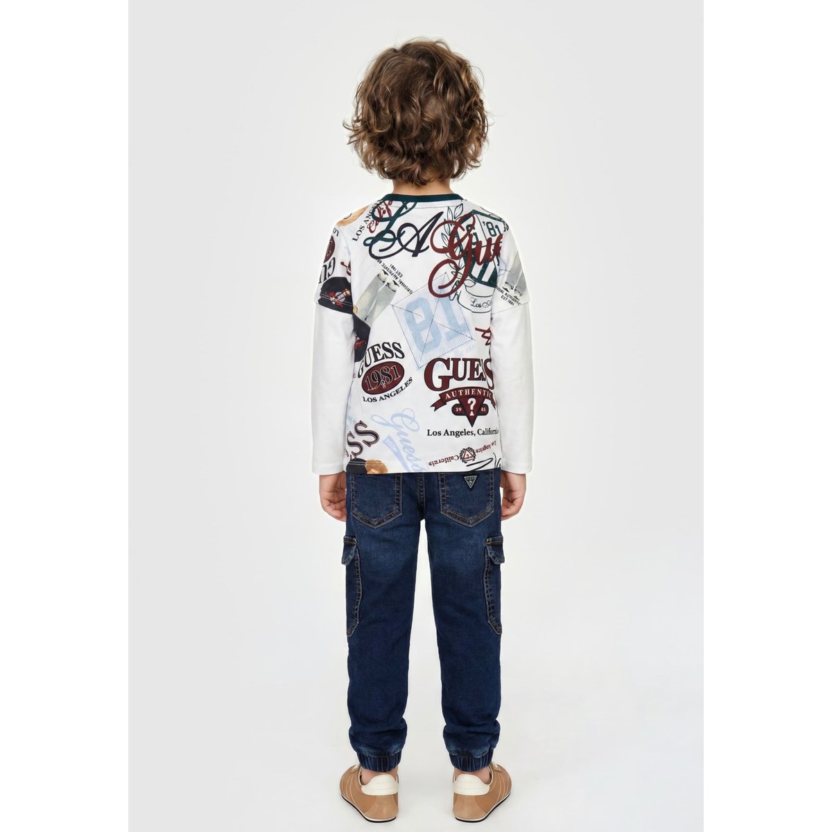 T-Shirt Imprimé fantaisie multicolore, GUESS KIDS