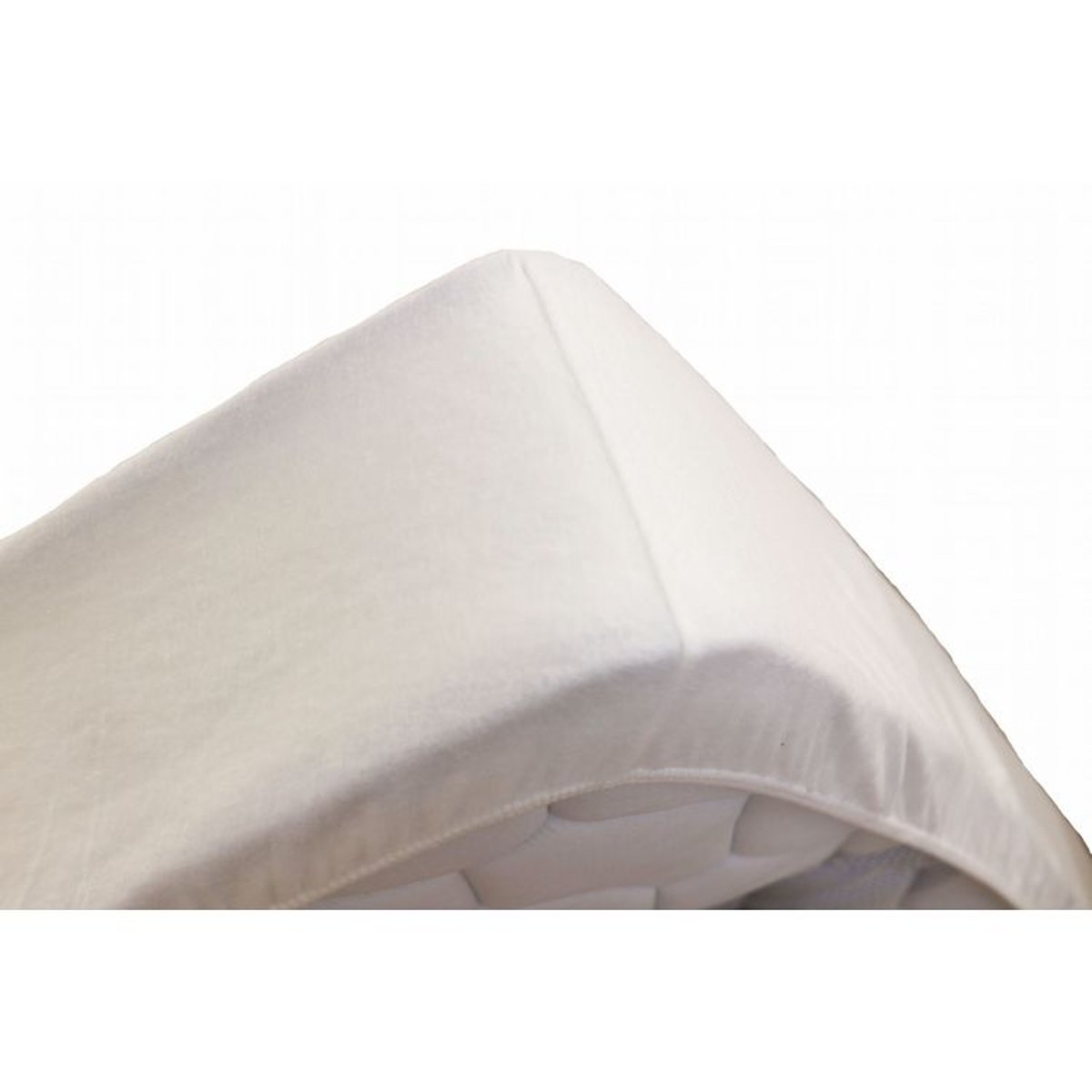 Alèse protège matelas coton flanelle molleton SERENITE blanc, LINANDELLE
