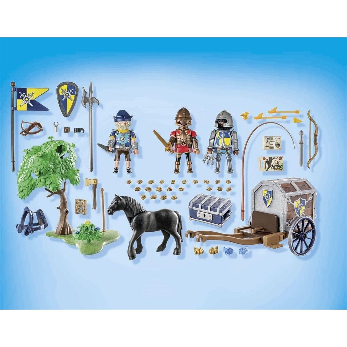 Convoi de  avec bandit v019845, PLAYMOBIL