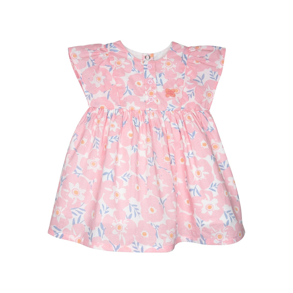 Robe legging lucie voile bebe blanc, SUCRE D'ORGE