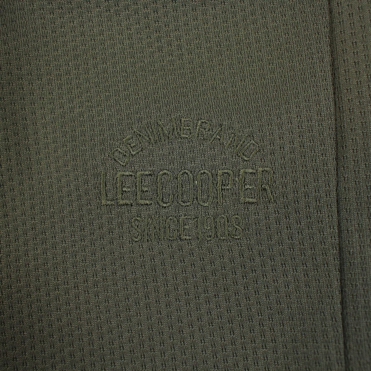 Ensemble chemise manches courtes et short assorti, poche poitrine RIVIERA vert kaki, LEE COOPER