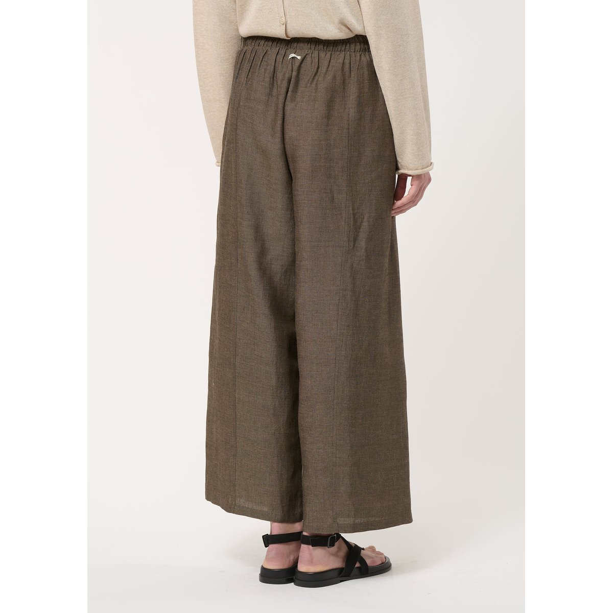 Pantalon barrel moka, HUMILITY